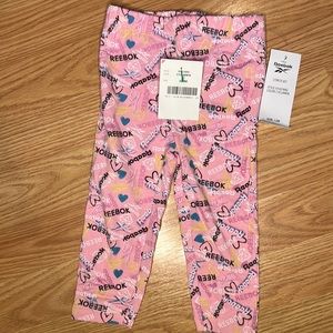 Reebok Baby Girls printed leggings size 12M